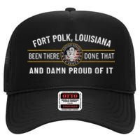 U.S A.R.M.Y Fort Polk Tigerland Louisiana Alumni Retro Gift High Crown Mesh Back Trucker Hat