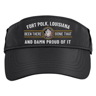 U.S A.R.M.Y Fort Polk Tigerland Louisiana Alumni Retro Gift Adult Drive Performance Visor