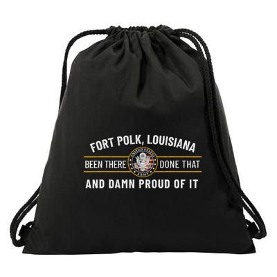 U.S A.R.M.Y Fort Polk Tigerland Louisiana Alumni Retro Gift Drawstring Bag