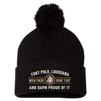U.S A.R.M.Y Fort Polk Tigerland Louisiana Alumni Retro Gift Pom Pom 12in Knit Beanie