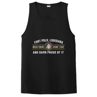 U.S A.R.M.Y Fort Polk Tigerland Louisiana Alumni Retro Gift PosiCharge Competitor Tank