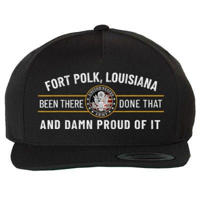 U.S A.R.M.Y Fort Polk Tigerland Louisiana Alumni Retro Gift Wool Snapback Cap