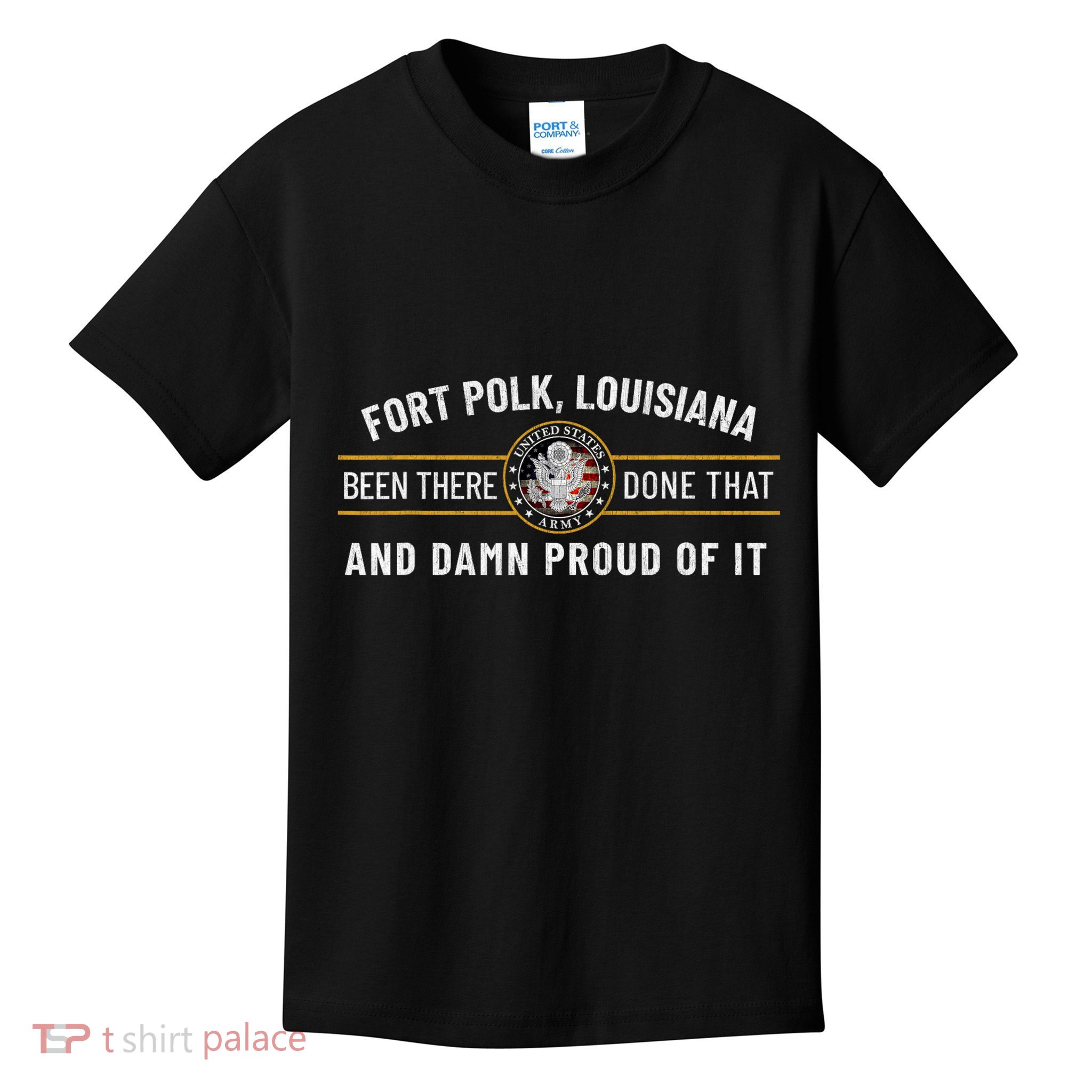 U.S A.R.M.Y Fort Polk Tigerland Louisiana Alumni Retro Gift Kids T-Shirt