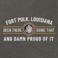 U.S A.R.M.Y Fort Polk Tigerland Louisiana Alumni Retro Gift Cotton Canvas Backpack