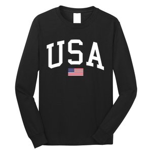 Usa American Flag Long Sleeve Shirt