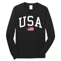 Usa American Flag Long Sleeve Shirt