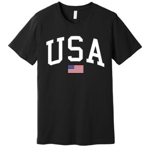 Usa American Flag Premium T-Shirt