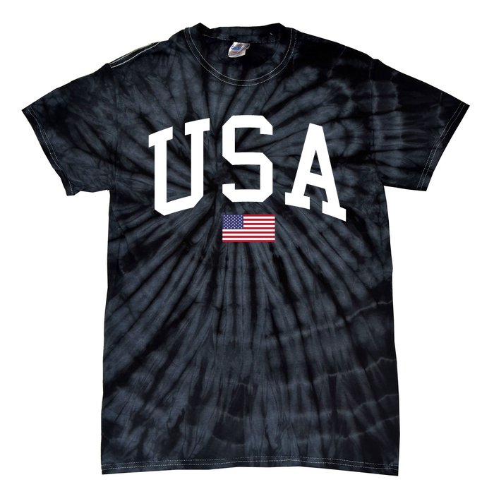 Usa American Flag Tie-Dye T-Shirt