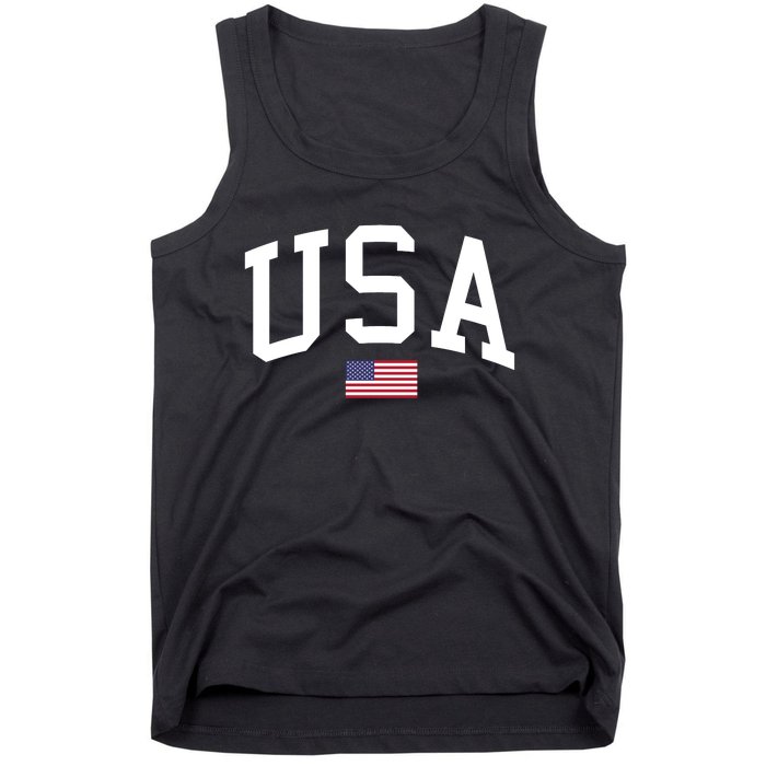 Usa American Flag Tank Top