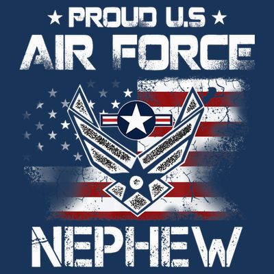 US Air Force Proud Nephew -Proud Air Force Nephew Father Day T-Shirt