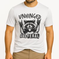 Unhinged and Feral Funny Raccoon Men Girl Toddler Boy Humor  Cooling Performance Crew T-Shirt