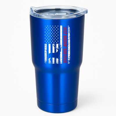 Usa American Flag Whitegreat Gifttailed Deer Best Buckin Dad Ever Gift Tumbler