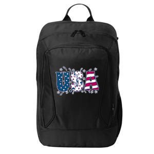 USA American Flag Celebration City Backpack