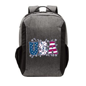 USA American Flag Celebration Vector Backpack