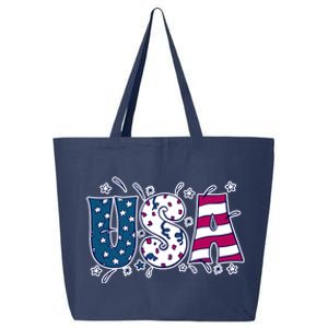 USA American Flag Celebration 25L Jumbo Tote