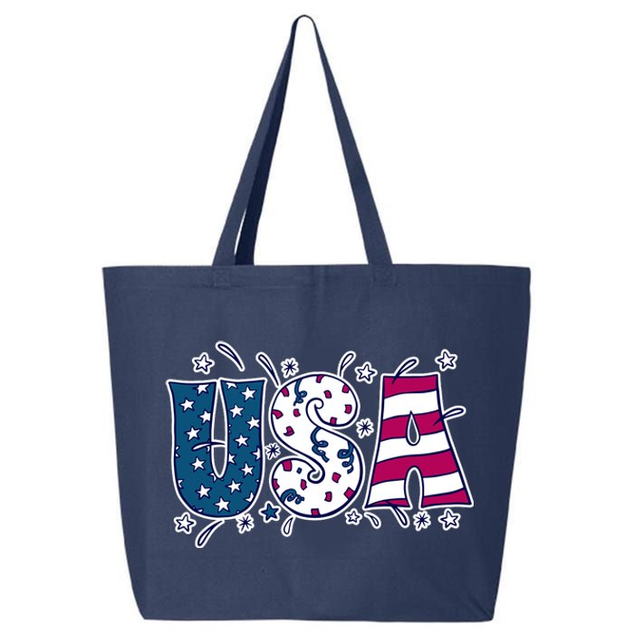 USA American Flag Celebration 25L Jumbo Tote