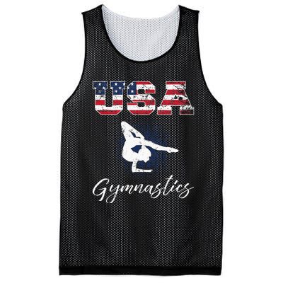 USA American Flag Gymnastics Tee Gymnast 4th Of July Mesh Reversible Basketball Jersey Tank