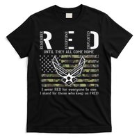 US Air Force Support RED Friday Remember Everyone Deployed T-Shirt