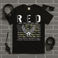 US Air Force Support RED Friday Remember Everyone Deployed T-Shirt