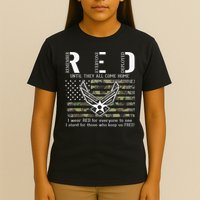 US Air Force Support RED Friday Remember Everyone Deployed T-Shirt