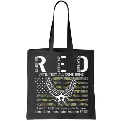 US Air Force Support RED Friday Remember Everyone Deployed Bag