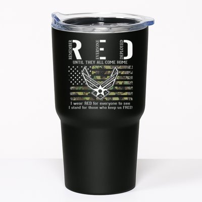 US Air Force Support RED Friday Remember Everyone Deployed Tumbler