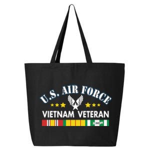 US. Air Force Vietnam Veteran, USAF Veteran, USA Flag Gift 25L Jumbo Tote