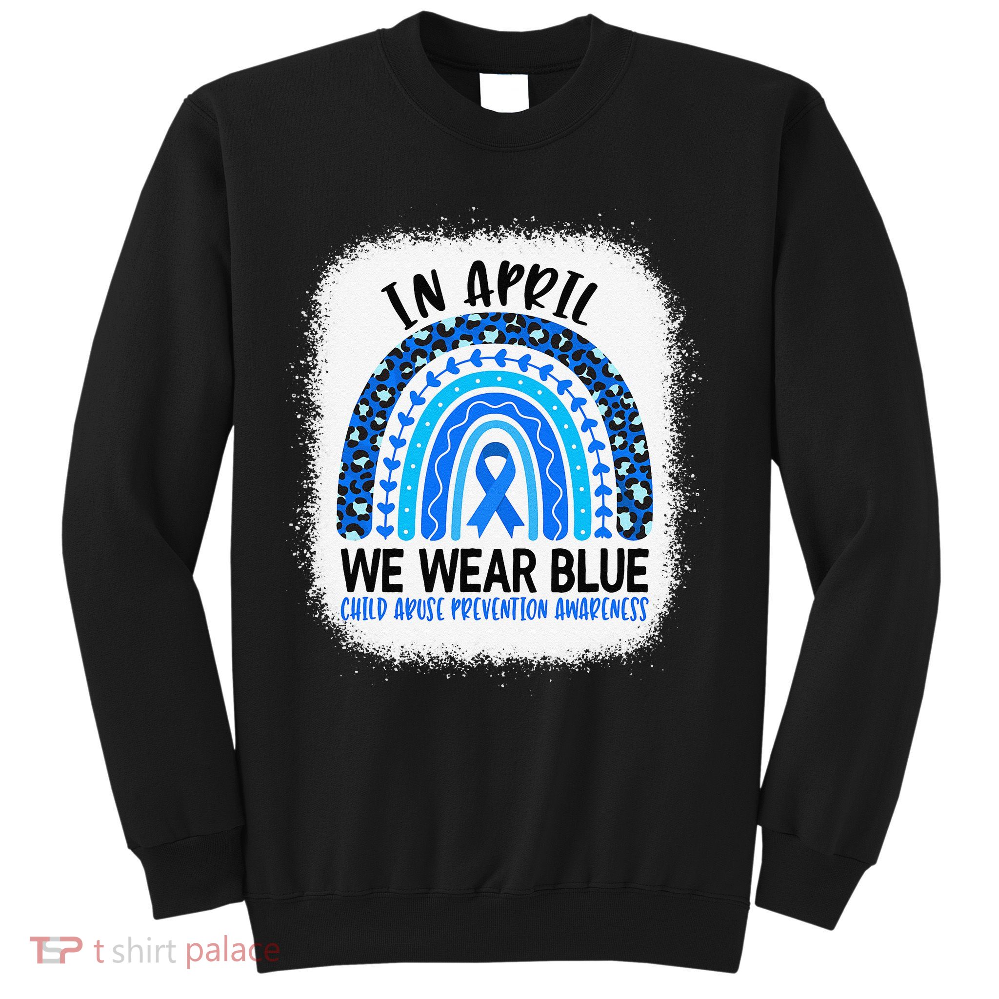 US America Flag Child Abuse Prevention Month April Awareness Sweatshirt