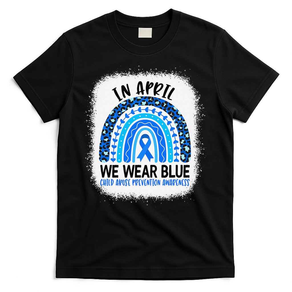 US America Flag Child Abuse Prevention Month April Awareness T-Shirt