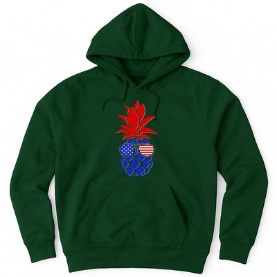 USA American Flag Sunglasses Pineapple Hoodie