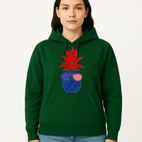 USA American Flag Sunglasses Pineapple Hoodie
