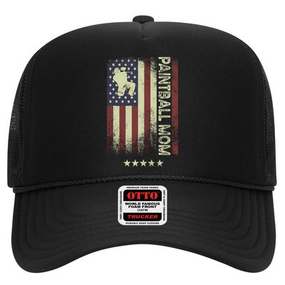 Usa American Flag Cool Gift Paintball Mom Meaningful Gift Trucker Hat