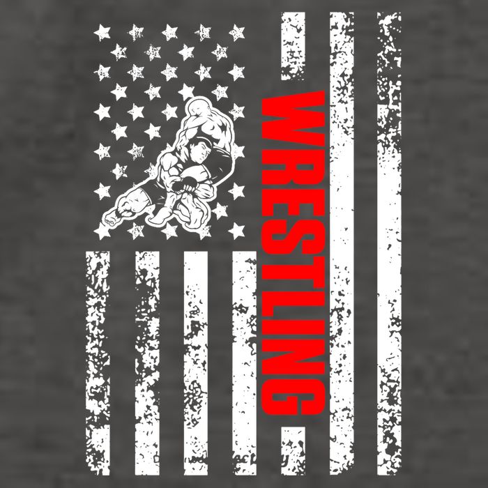 US American Flag Sports Patriotic Wrestling Vector Backpack