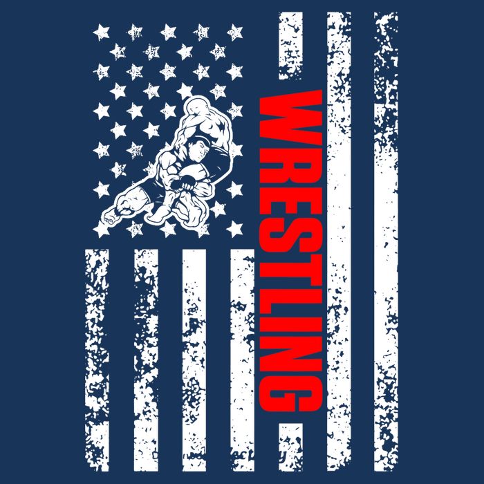 US American Flag Sports Patriotic Wrestling Beanie