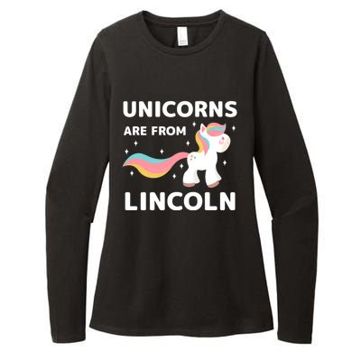 Unicorns Are From Lincoln Nebraska Resident Ne Local Gift Womens CVC Long Sleeve Shirt