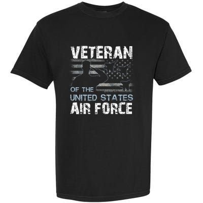 US Air Force Veteran USAF Tees Proud Airman Gifts Garment-Dyed Heavyweight T-Shirt