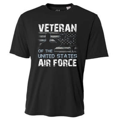 US Air Force Veteran USAF Tees Proud Airman Gifts Cooling Performance Crew T-Shirt