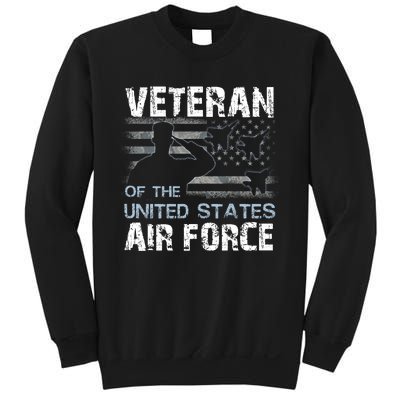 US Air Force Veteran USAF Tees Proud Airman Gifts Sweatshirt