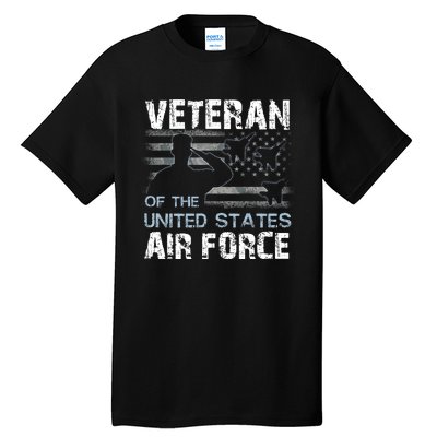 US Air Force Veteran USAF Tees Proud Airman Gifts Tall T-Shirt