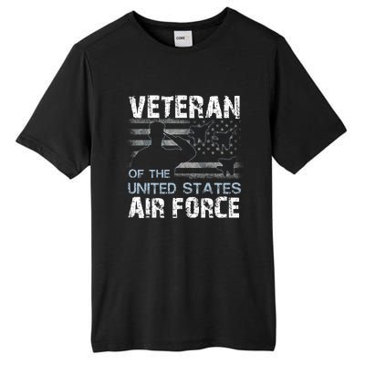 US Air Force Veteran USAF Tees Proud Airman Gifts Tall Fusion ChromaSoft Performance T-Shirt