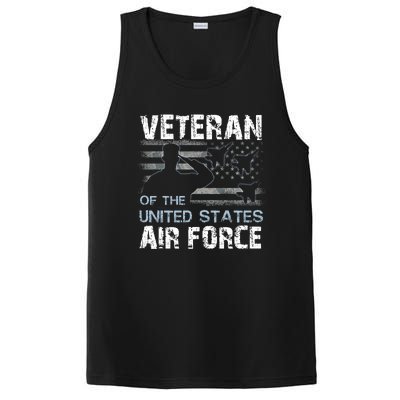 US Air Force Veteran USAF Tees Proud Airman Gifts PosiCharge Competitor Tank