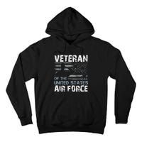 US Air Force Veteran USAF Tees Proud Airman Gifts Tall Hoodie