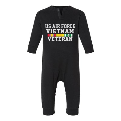 Us Air Force Vietnam Veteran Veteran's Day Gift Infant Fleece One Piece