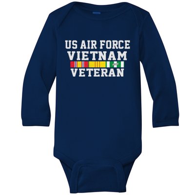 Us Air Force Vietnam Veteran Veteran's Day Gift Baby Long Sleeve Bodysuit