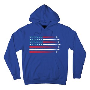 Usa American Flag Fighter Jets Patriotic Hoodie