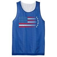 Usa American Flag Fighter Jets Patriotic Mesh Reversible Basketball Jersey Tank