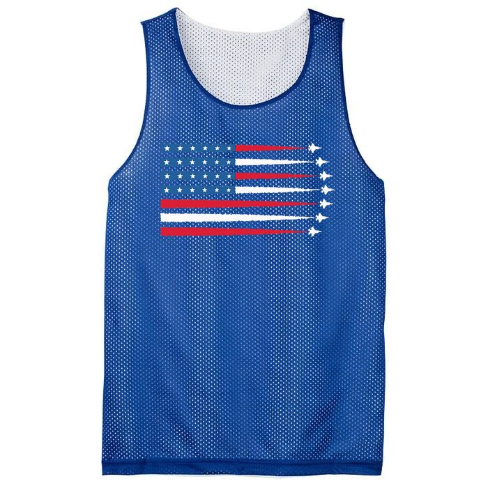 Usa American Flag Fighter Jets Patriotic Mesh Reversible Basketball Jersey Tank