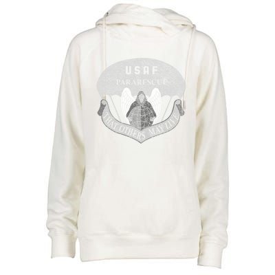 US AIR FORCE USAF PARARESCUE PJ RESCUE MEDIC RECOVERY Pullover Hoodie Womens Funnel Neck Pullover Hood