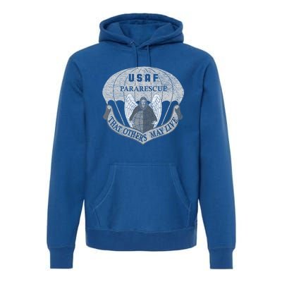 US AIR FORCE USAF PARARESCUE PJ RESCUE MEDIC RECOVERY Pullover Hoodie Premium Hoodie