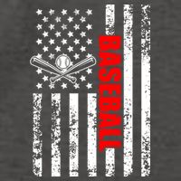 US American Flag Baseball Patriotic Baseball Vector Backpack